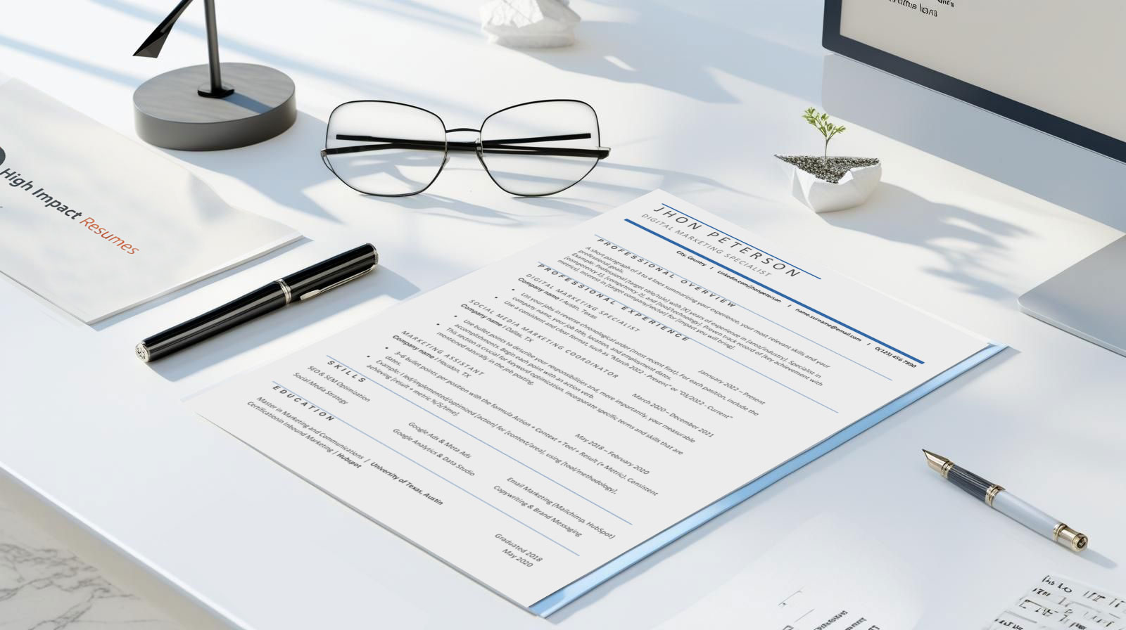 ATS Optimized Resume Templates